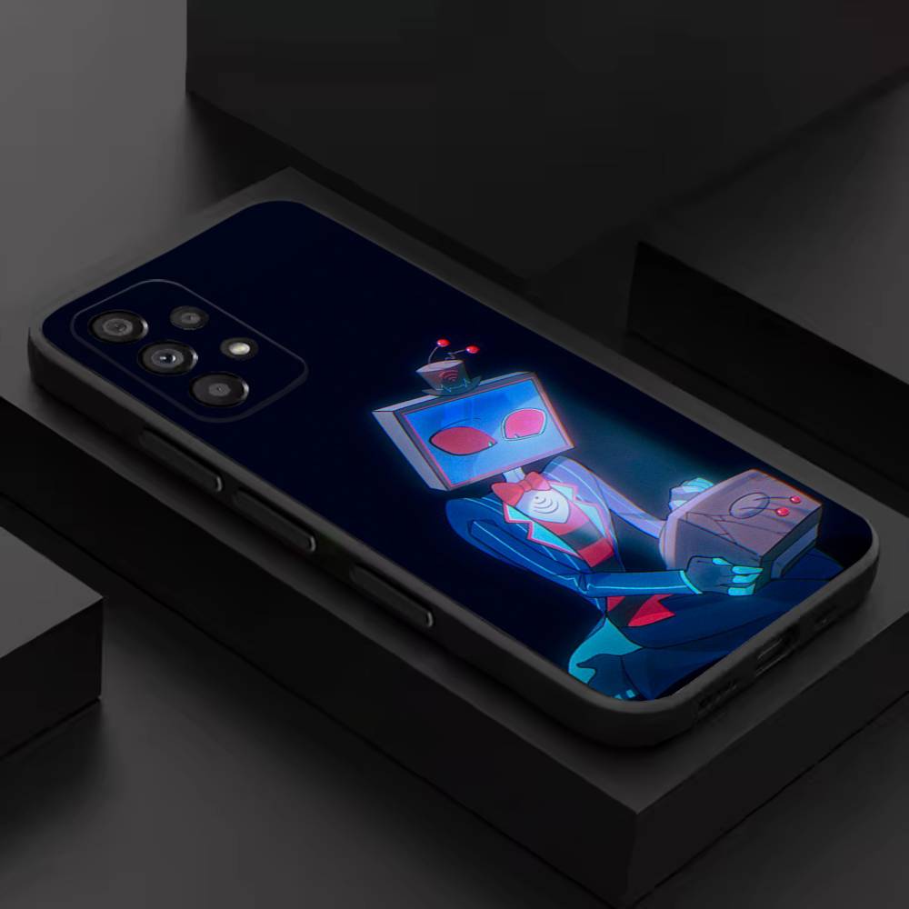 H-Hazbin V-Vox Trust Us Phone Case For Samsung S 9,10,21,30,22,23,24,25,26,Ultra,Plus,Lite,FE,4,5G Black Soft Case