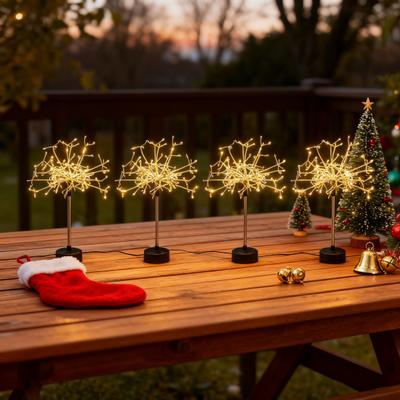 Светодиодная настольная лампа Yousheng Starburst 120 огней USB Гирлянды Элегантная настольная лампа для домашнего декора Свадебное центральное освещение