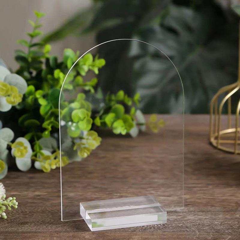 3 шт. держатель для карточек, прозрачный поднос, офисный стол, подставка для номера, домашний декор, дисплей для карточек, свадебная вечеринка, акриловые подставки