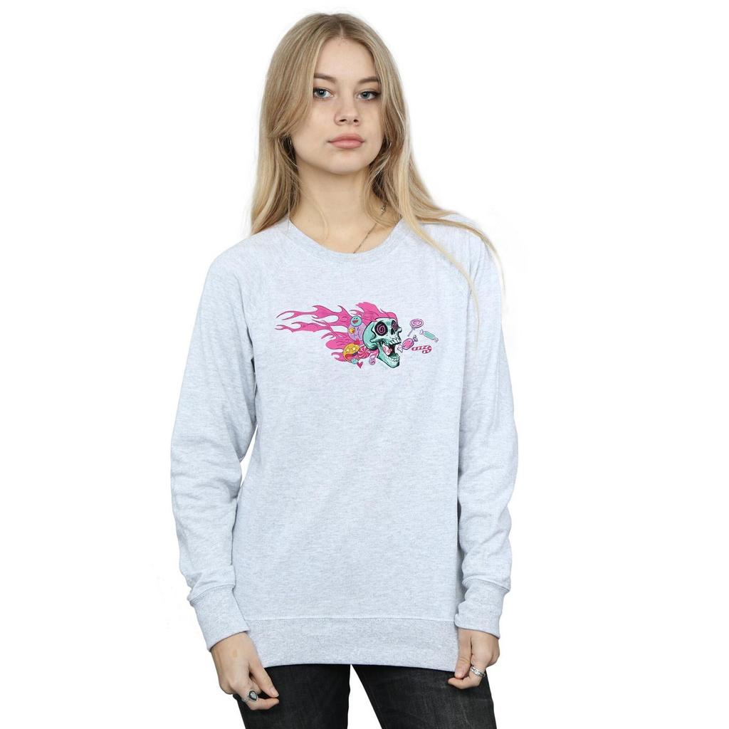 Disney Womens/Ladies Wreck It Ralph Candy Skull Sweatshirt