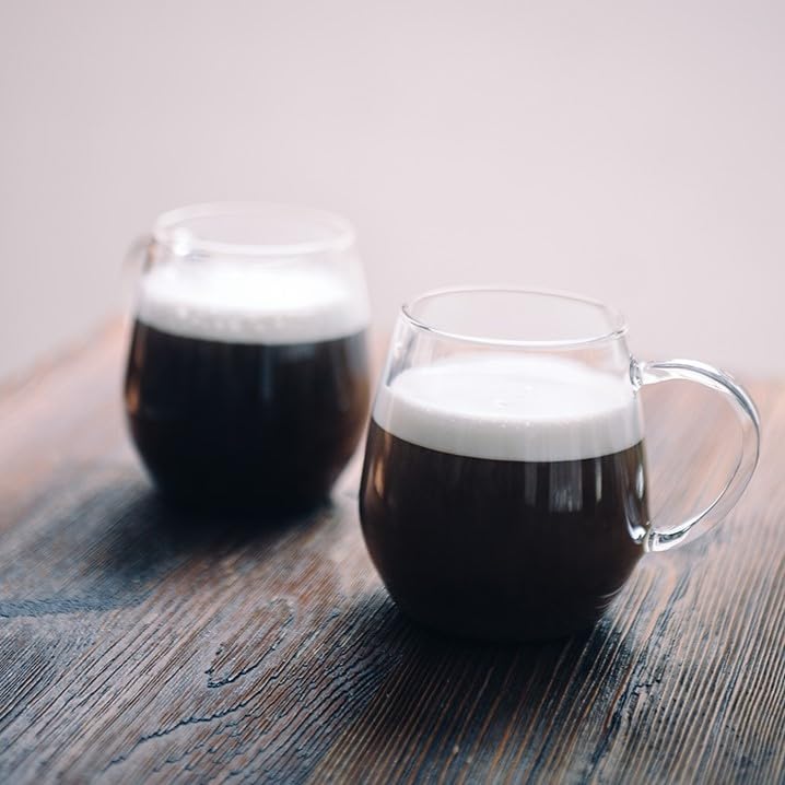 Hario Набор круглых кружек из боросиликатного стекла, 2 шт. RDM-1824