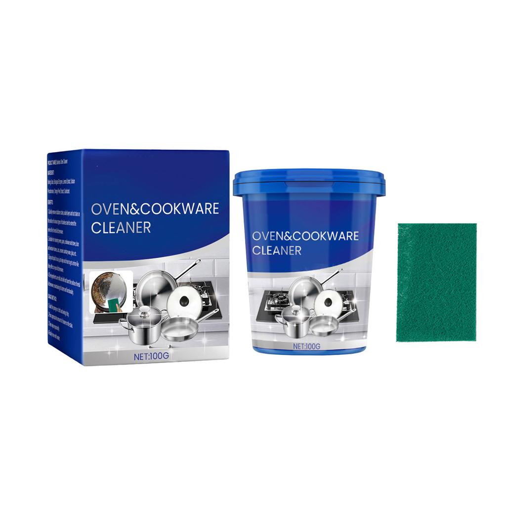 Паста для чистки нержавеющей стали для духовки и посуды Удаляет пятна с кастрюль сковородок Многоцелевое чистящее средство для удаления ржавчины