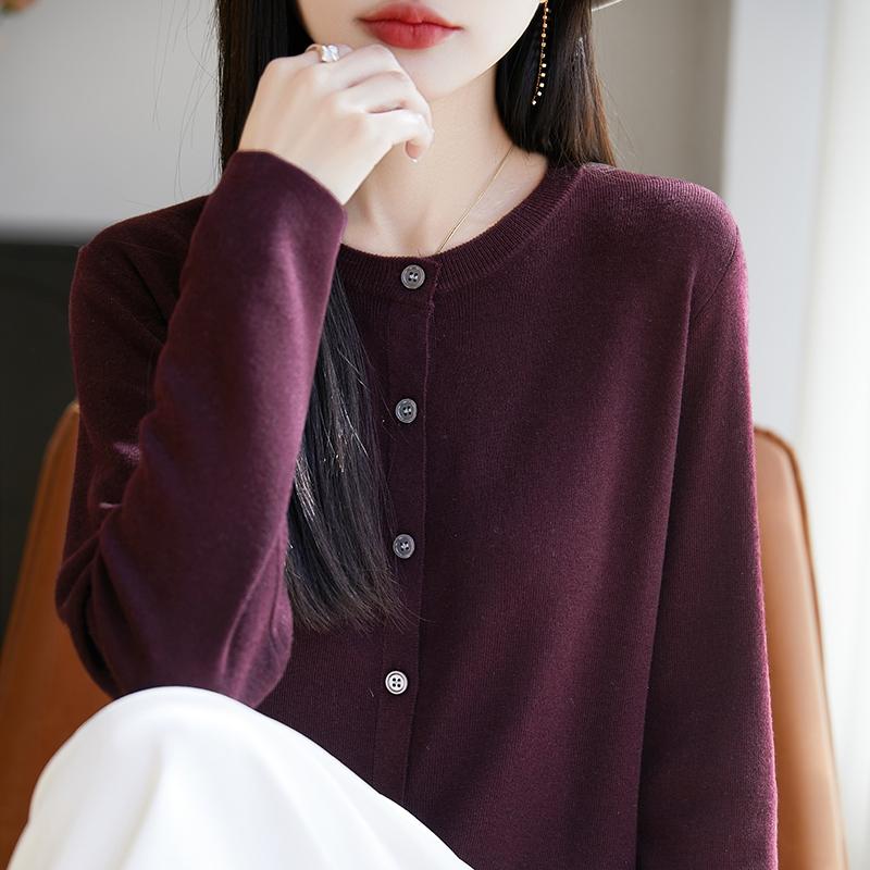 Женский легкий кардиган из 50% шерсти и 50% шелка Mulberry — универсальный трикотаж на все 4 сезона для комфорта и стиля в любое время года