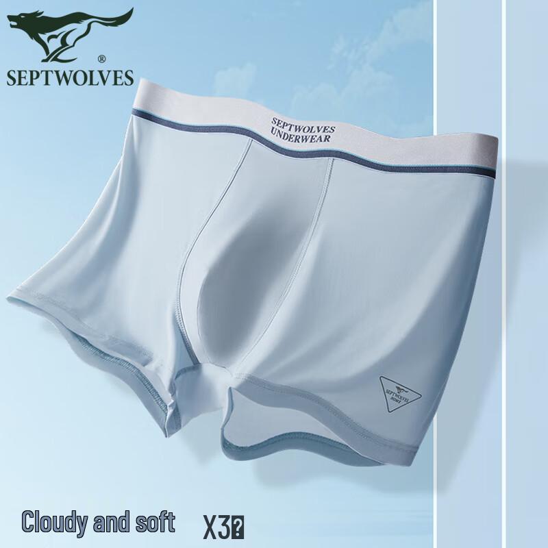 SEPTWOLVES Мужские антибактериальные боксеры-брифы Graphene 7A