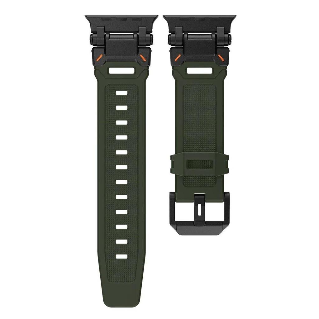 Силиконовый ремешок для Apple Watch Band Ultra 2 1 49 мм 45 мм 44 мм 42 мм мягкий спортивный ремешок для iWatch Series 9 8 7 6 5 SE аксессуары для браслетов