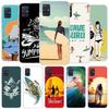 Surf Board Aesthetic Cover Phone Case For Samsung Galaxy A12 A22 A32 A52 A72 A02S Phone Case Note 20 Ultra 10 S10 Plus A51 A71 A