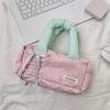 Cute Multi Color Bow Pencil Case Large Capacity Multi Functional Pencil Storage Bag Students Pen Bag Handheld Makeup Bag