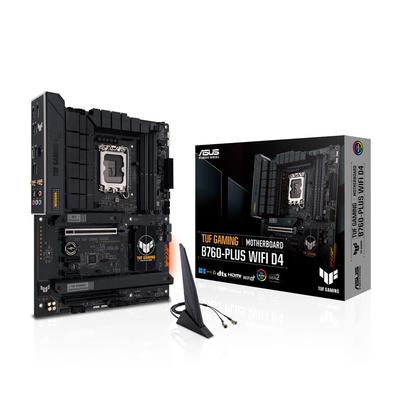 Материнская плата ASUS INTEL поколения LGA1700 совместимая с B760 TUF GAMING WIFI D4 отечественный авторизованный дистрибьютор продукт 13.12th B760-PLUS /