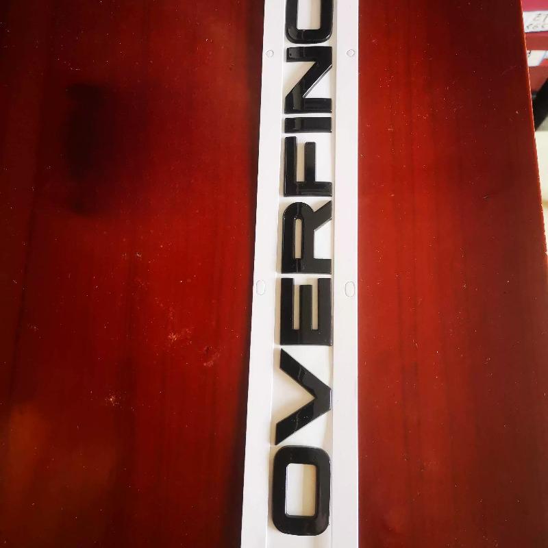 OVERFINCH sports car head cover English label modification