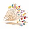 Approximately 190 Stylish Bamboo Cocktail Picks, Toothpicks, Cocktail Pins, Fruit Picks, Disposable Fruit, Hors D'oeuvres, Pinchos, Cake Toppers, Cock