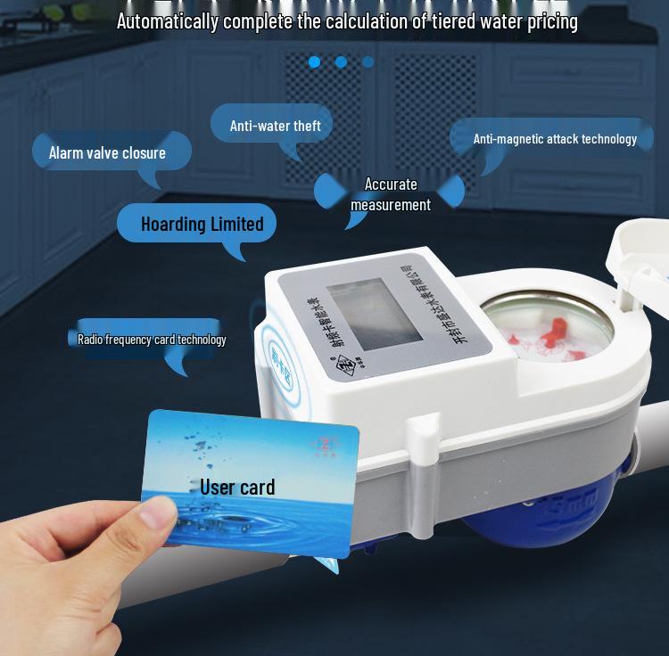 Smart Bluetooth Water Meter with IC Card & IP68 Protection
