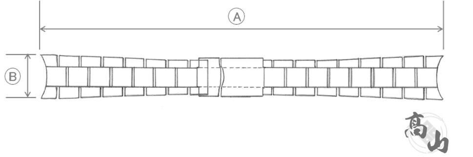 M0PF221J0 SEIKO 20mm Presage Stainless Steel Bracelet for and others SARX037/ SARX039/ 6R15-03N0