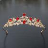 Exquisite Fashion Crystal Children Princess Crown Headpiece Girls Crown Birthday Hair Ornament Girls Stage Performance Headpiece