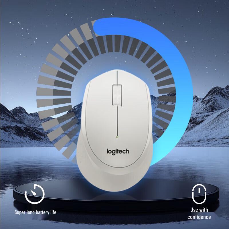 Logitech Беспроводная бесшумная мышь M330