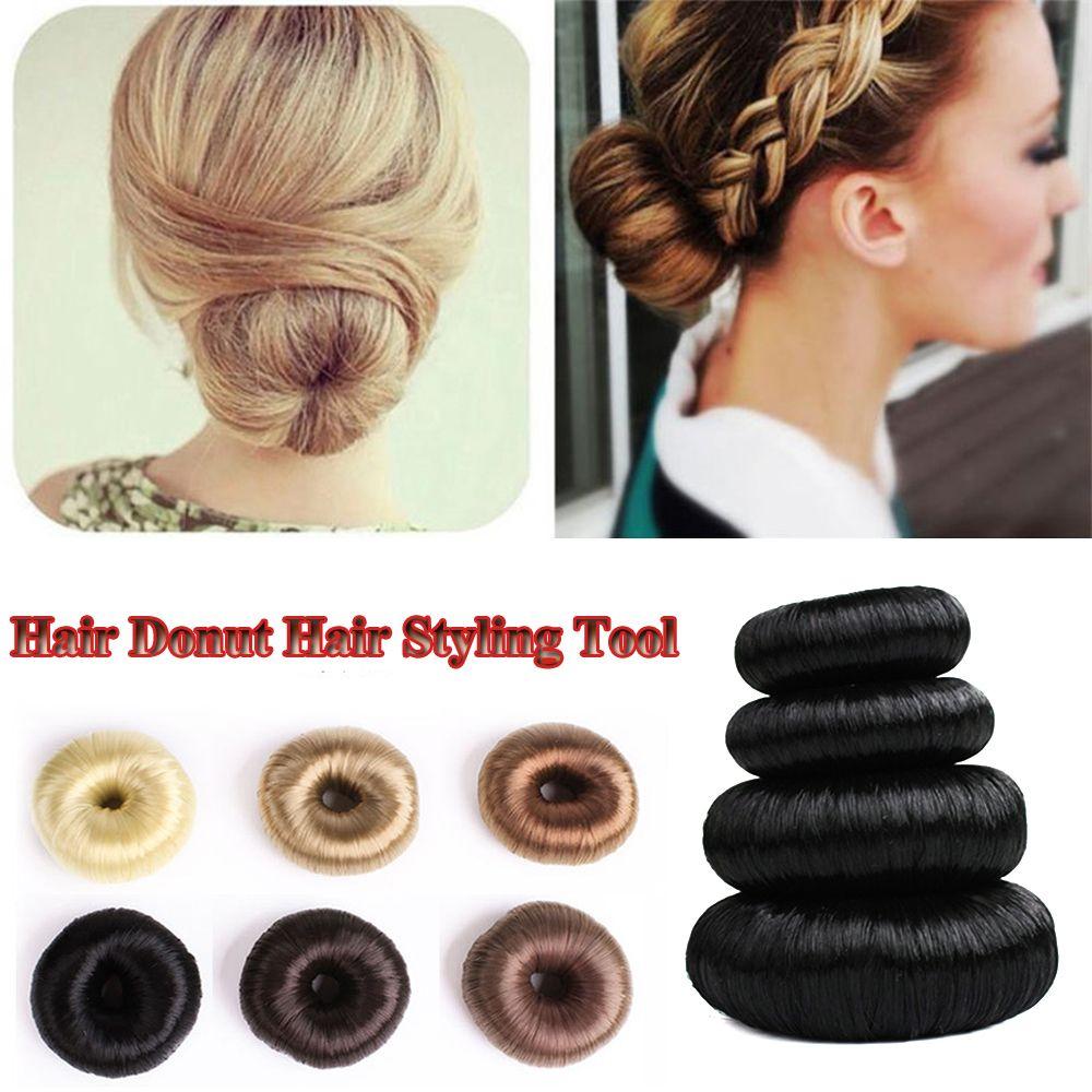 Black Brown Hair Clip Hair Accessories Hair Donut Shaper Hair Ring Hair Styling Tools Bun Maker
