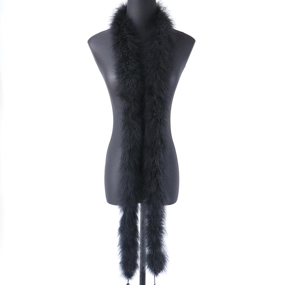DIY 2 Meter Fluffy White Marabou Turkey Feathers Boa 11-50g Natural Feather Scarf for Wedding Dress Christmas Decorative Plumes