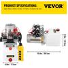 12V DC Double Acting Double Solenoid Hydraulic Power Pack 4.5L Tank