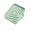 Bathroom Silicone Flexible Soap Dishes Storage Holder Soapbox Plate Tray Drain Bath Tools