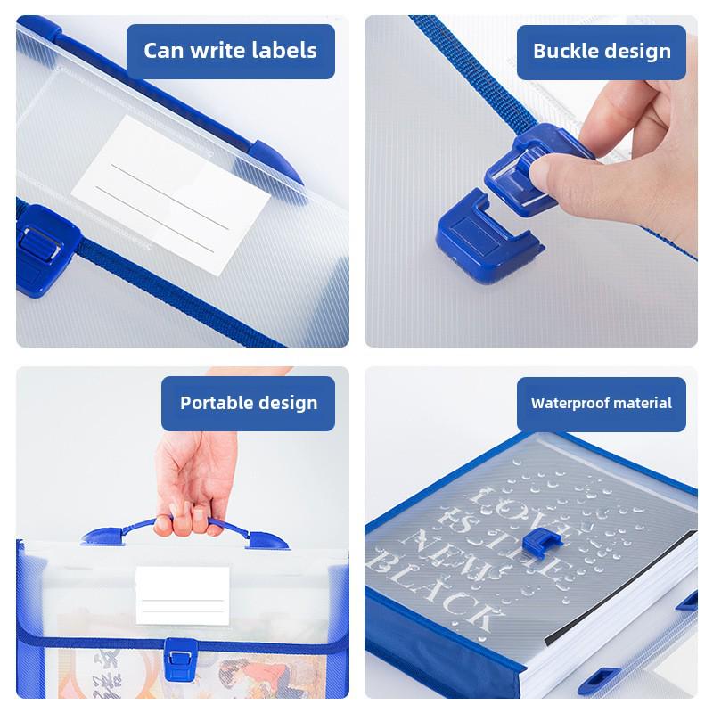 Портативная сумка для документов формата А4 большой емкости для офиса и учебы