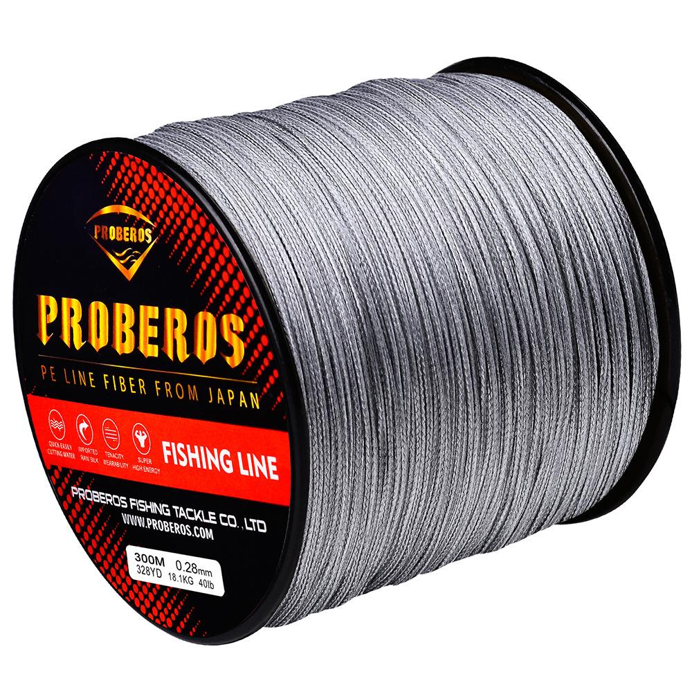 16 серия, 300-метровая леска, полиэтиленовая тканая прочная леска для лошади, основная леска для каменной и морской рыбалки