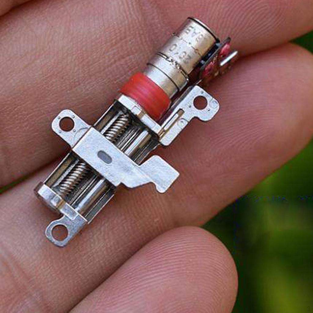 2 Wire 5MM Planetary Gearbox Gear Stepper Motor, Tiny ,Stepping Motor Linear Screw Metal Slider,