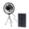 10W Solar Panel Exhaust Fan Monocrystalline Silicon Solar Powered Ventilator Fan Kit with Stand for Pet House Chicken Coop RV Greenhouse