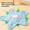 Electric Interactive Cat Play Mat Simulated Moving Prey Auto Modes Soft Plush Surface Toy for Indoor Cats Kittens