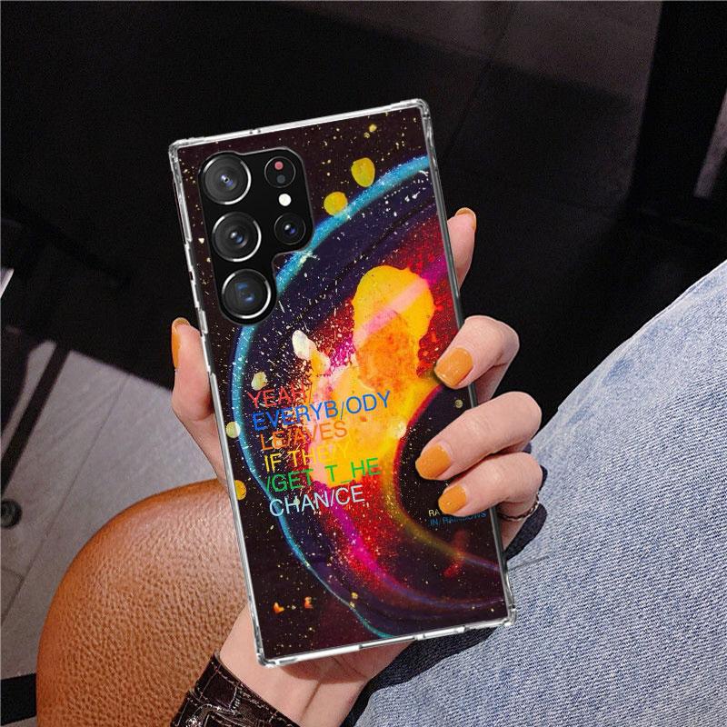 Чехол для телефона Bnad R-Radiohead для Samsung Galaxy S24 S25 Edge S26 Ultra S23 S22 S21 Plus S20 FE + Персонализированная печатная крышка Galaxy