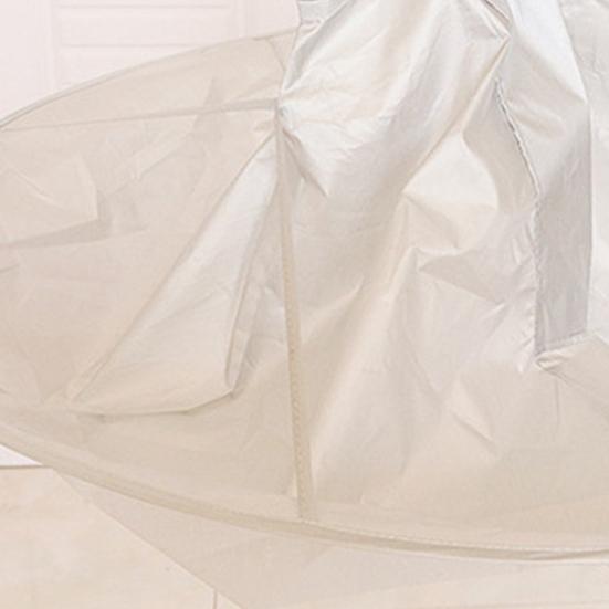 Adult Barber Cloak Silver-Gray Foldable Three-dimensional Haircut Cape Apron Combo for Professional Hair Styling