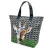 Tote Large Large Tote Giraffe Made In Shoulder Large and Light [Lucie Dancette] Bag, Capacity, Bag/zip Top, Pattern, Japan, Bag,