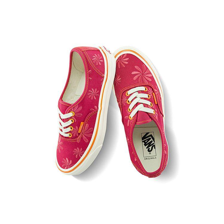 Vans Authentic Og Lx Low Top Skate Shoes Unisex Sneakers Light-Red VN0A4BV94IE