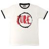 Футболка The Cure Ringer с логотипом группы Circle Официальная Унисекс Белая
