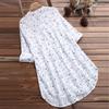 Cotton Linen Blouse Women's Tops Summer T -shirt Tee Elegant Ladies Casual Baggy Tunic Pullover Shirt Female Clothing