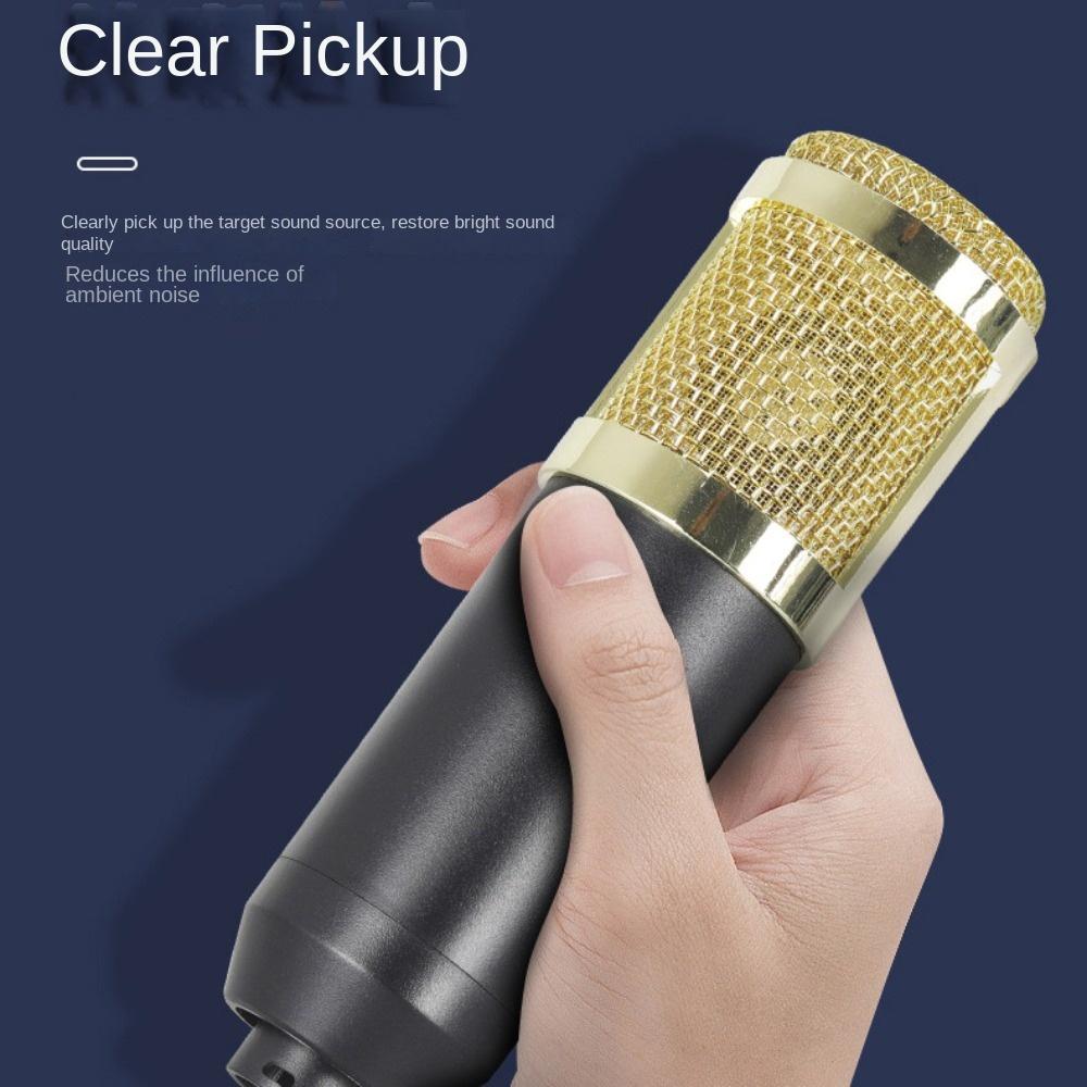 BM800 Audio Mixer Computer Sound Card Live Podcast Equipment Bundle Studio Recording