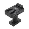 Andoer V-Lock V Mount Battery Plate To BP-U Dummy Battery Adapter with Adjustable Rod Replacement