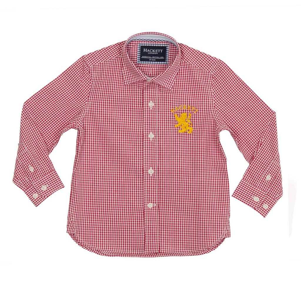 Рубашка для мальчиков с длинными рукавами и воротником-лацканами HK300616