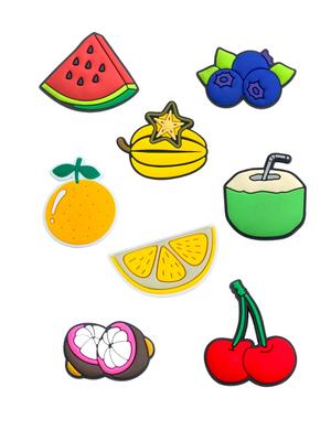 Джибитсы фрукты fruits Jibbitz 8 шт аксессуары крокс украшение