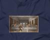 Bigfoot sighting at Last Supper tshirt, Sasquatch Last Supper, famous painting Short-Sleeve Unisex T-Shirt