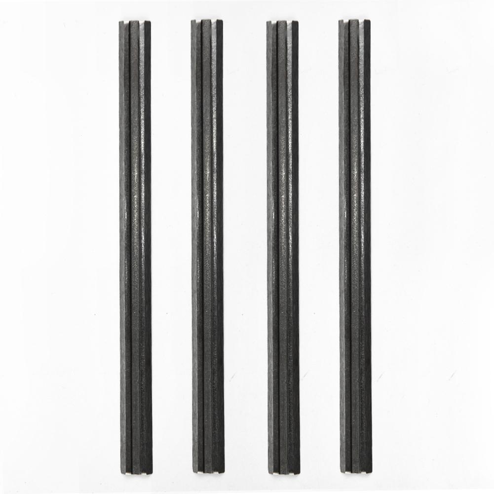 Лезвие рубанка 4 шт. Детали Практичный 82x5,5x1мм Углеродистая сталь Для деревообработки Набор Прямой Деревообрабатывающий рубанок 4шт Высокое качество