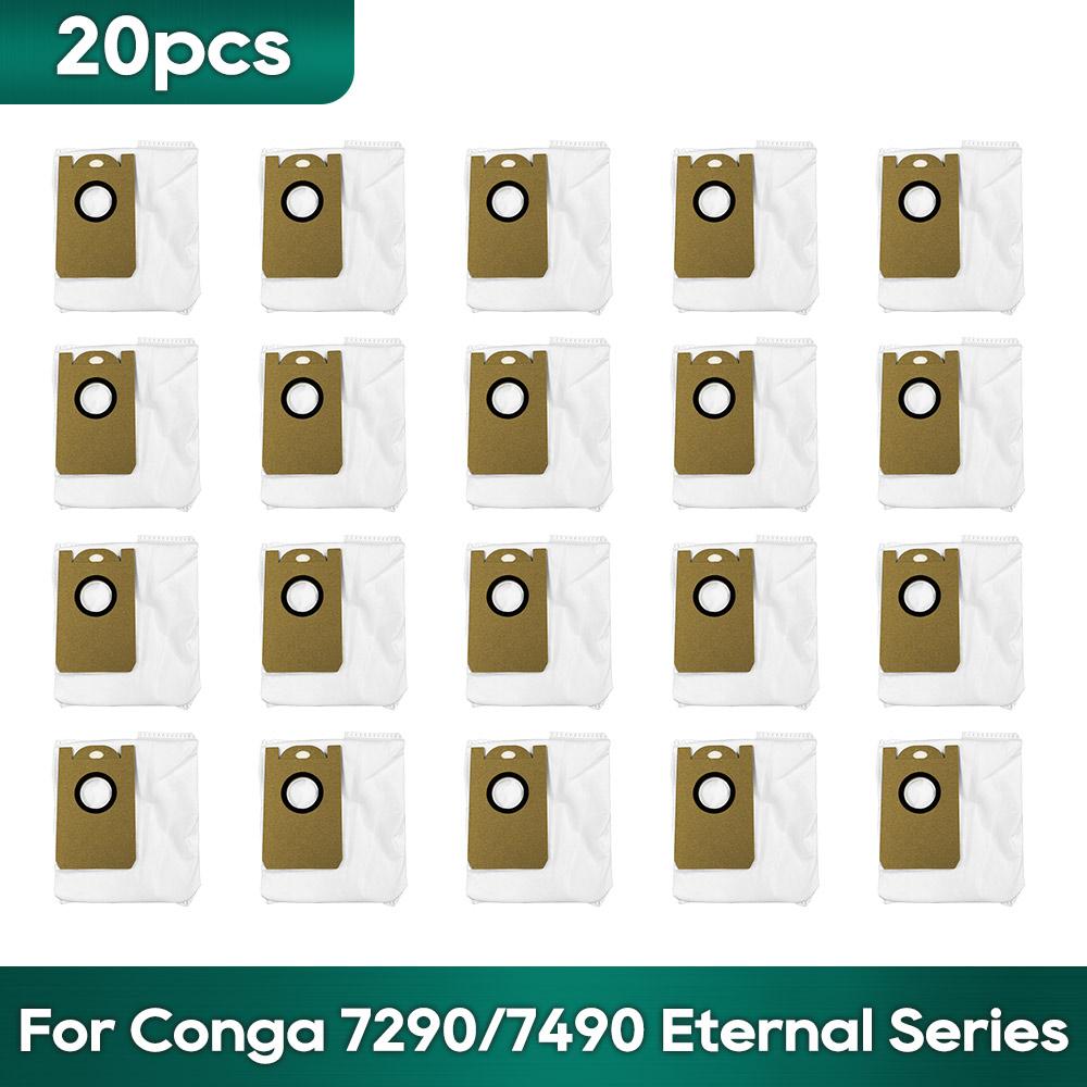 Совместимо для Cecotec Conga 7490/7290 Eternal Home Genesis X-Treme Мешок для пыли Пылесборник Роботы-пылесосы Запасные части Аксессуары