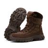 Large Size Combat Boots Men's Outdoor Hiking Mountaineering Boots High Top Field Boots Men's Hiking Tactical Boots Four Seasons Men's Boots