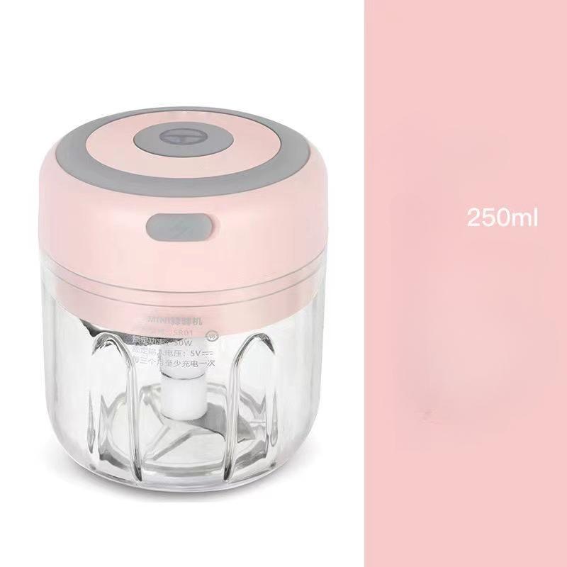 Беспроводная электрическая давилка для чеснока Mini USB, пресс-мясорубка, мясорубка для овощей и перца чили, кухонные принадлежности для измельчения продуктов — 100/250 мл
