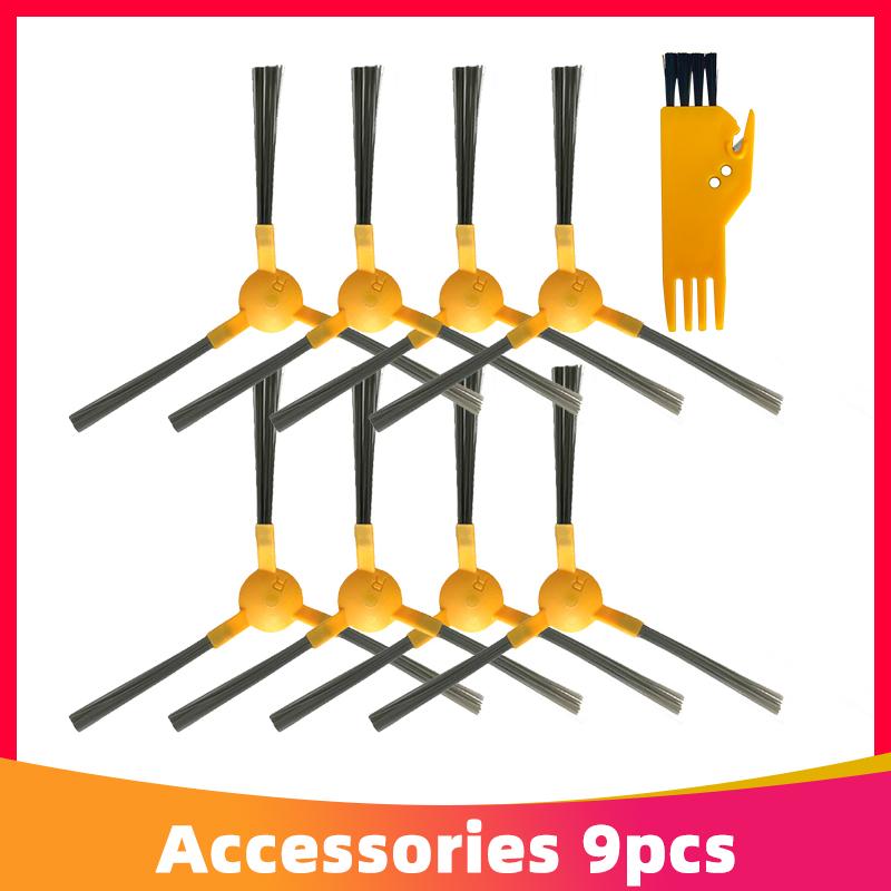 Compatible for Ikhos Create NetBot S15 Neatsvor X500 Tesvor X500 Pro Robot Vacuum Main Side Brush Hepa Filter Mop Pad Part