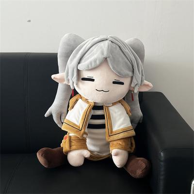 Фрирен Фигурка Плюшевые Мягкие Игрушки Мягкие Милые Плюшевые Игрушки Кавайные Аниме Куклы Декорации Подушка для Бросания Подарок на День Рождения на Рождество