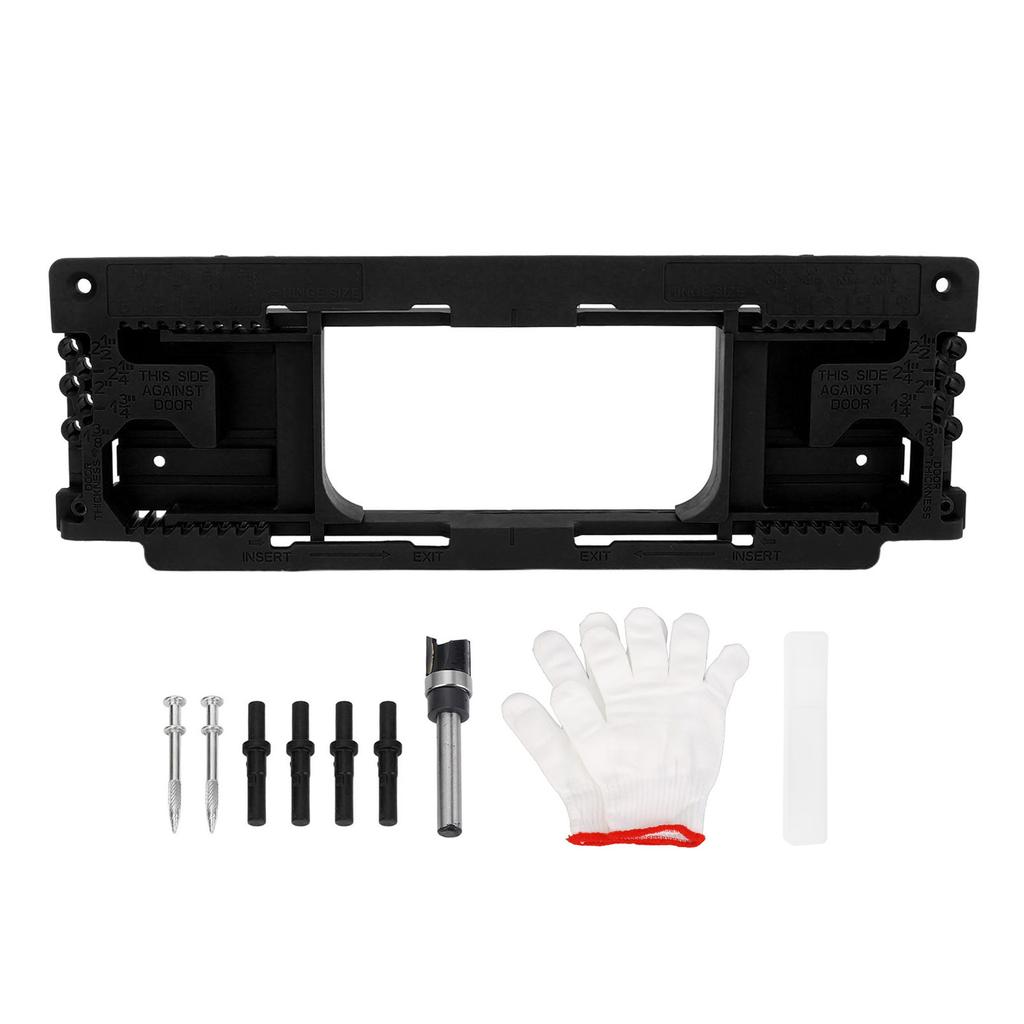 Door Jamb Hinge Jig Kit Mortise Template for Router 212in To 6in 8 Hinge Sizes 138in To 212in