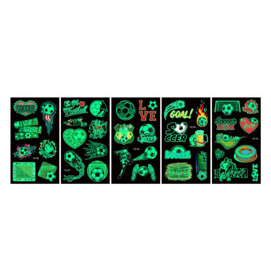 Стильные футбольные татуировки наклейки DIY украшения высокой вязкости
