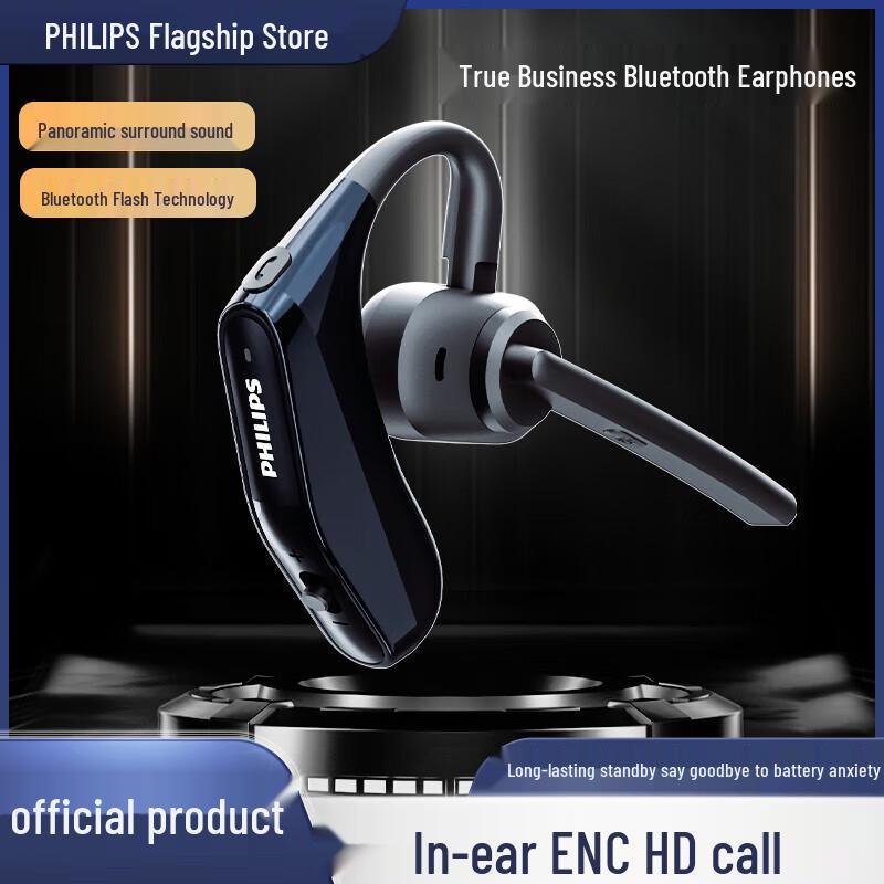 Bluetooth-гарнитура Philips с открытым ухом и заушным креплением