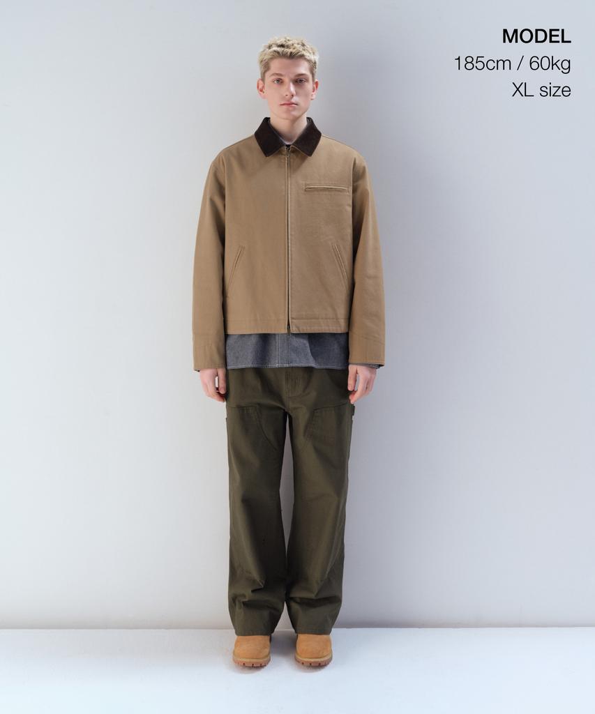 Musinsa Standard Canvas Work Jacket [Beige]