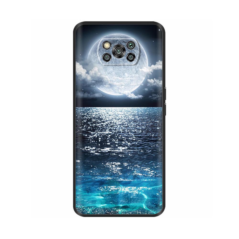 Для Xiaomi Poco X3 NFC Чехол С принтом Мультяшный Силиконовый Задняя крышка Мягкий Бампер Чехол для телефона Для POCO X3 Pro X 3 ТПУ Чехол Funda 6.67''