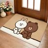 Коврик для пола L-LINE F-FRIENDS, уютный, из фланели, мягкий, толстый, нескользящий, для гостиной, спальни, кухни, декоративные ковры